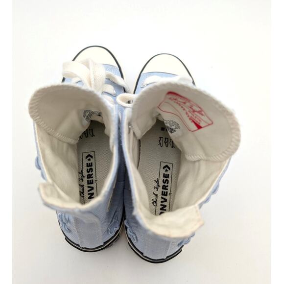 Converse Chuck 70 Plus 3D Flowers Unisex High Top Shoes Blue Size USW5/M3 EU35 - Picture 5 of 11